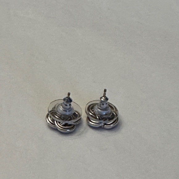 Brighton Interlok Knot Stud Earrings - Picture 2 of 3
